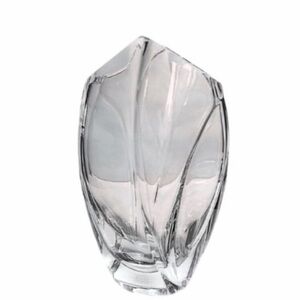 Baccarat France Mint Condition 9” Vase Giverny Collection Clear Crystal Glass